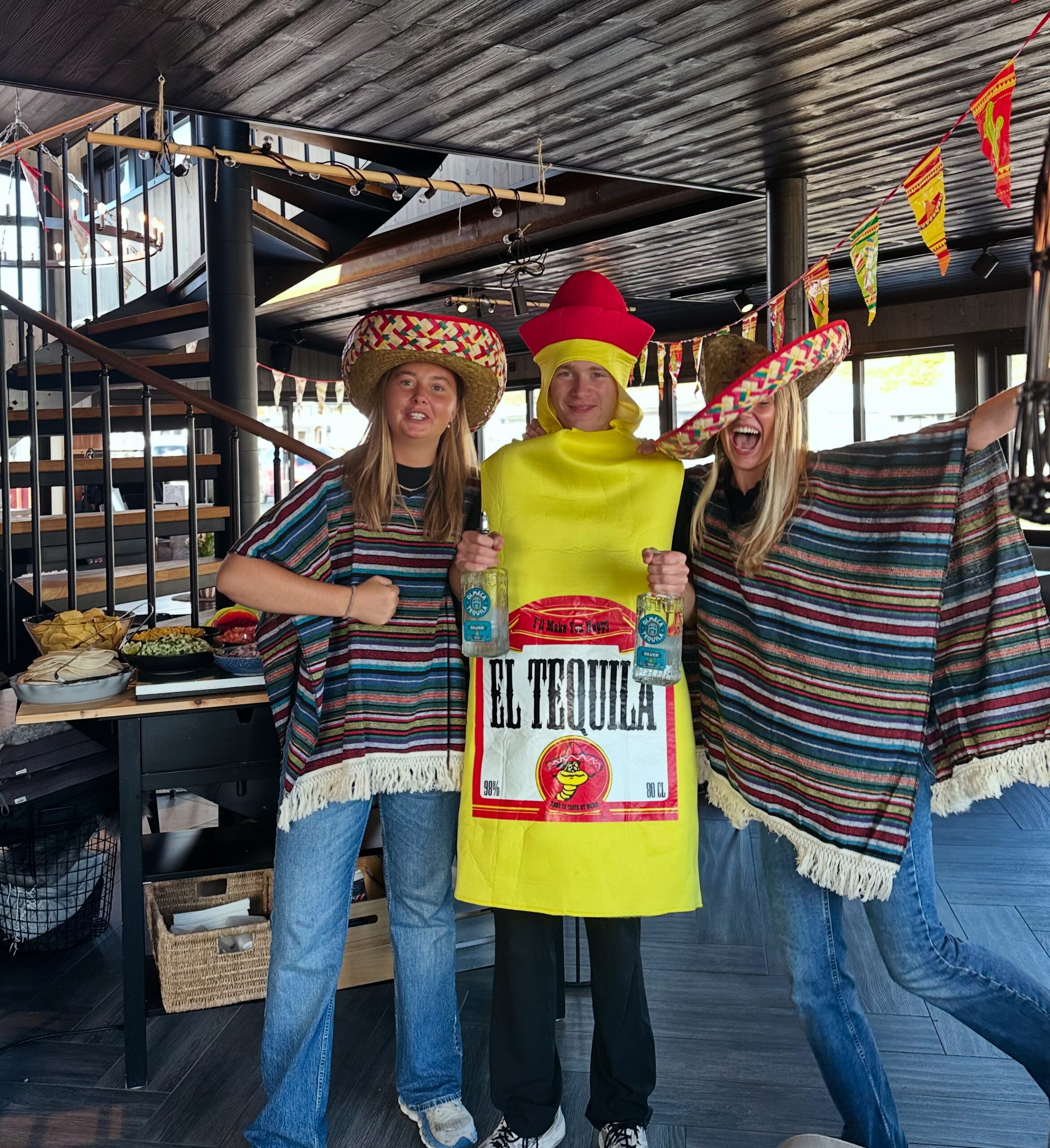 Mexikanska tema med personalen